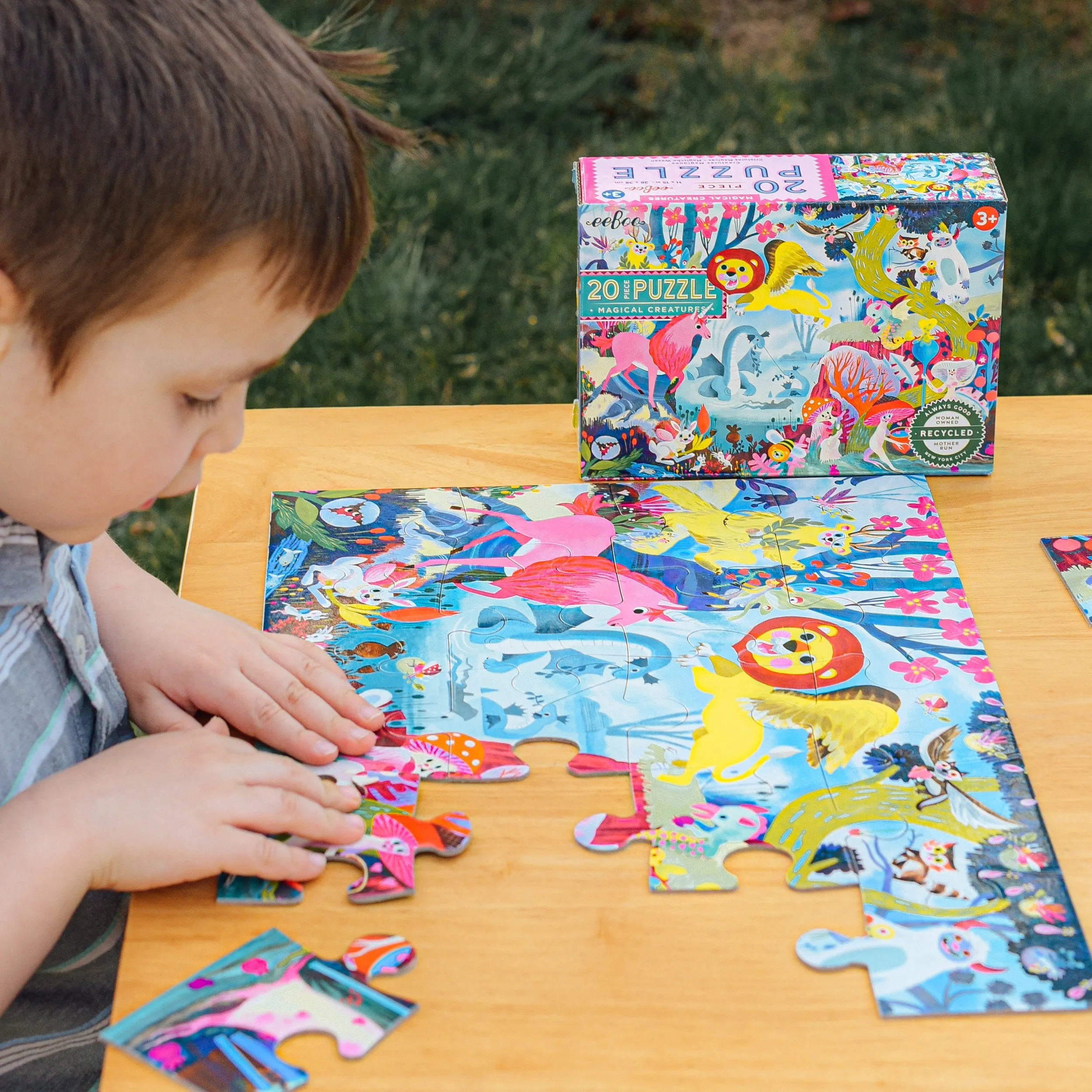 eeBoo 20pc Puzzle Magical Creatures