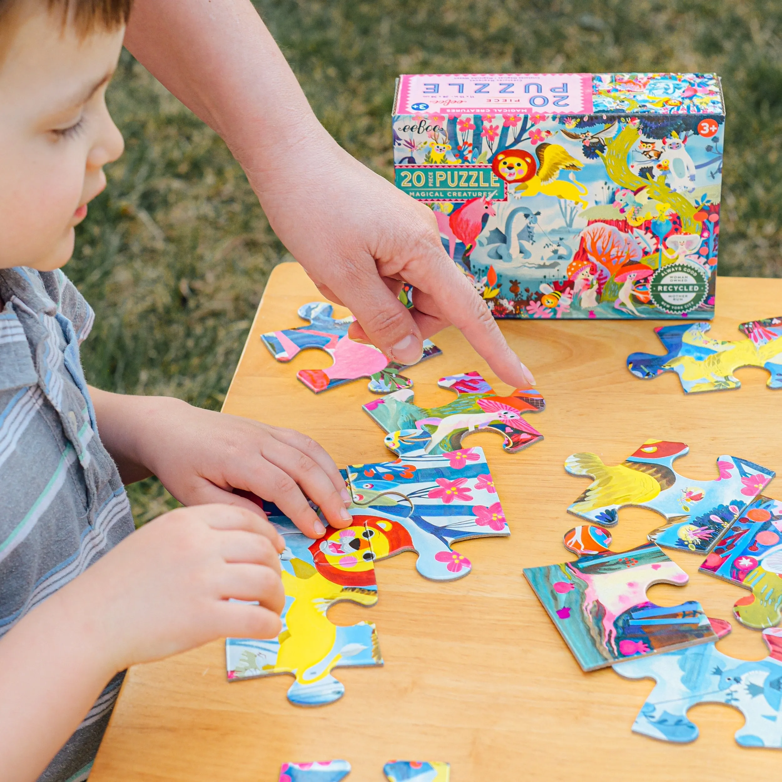 eeBoo 20pc Puzzle Magical Creatures