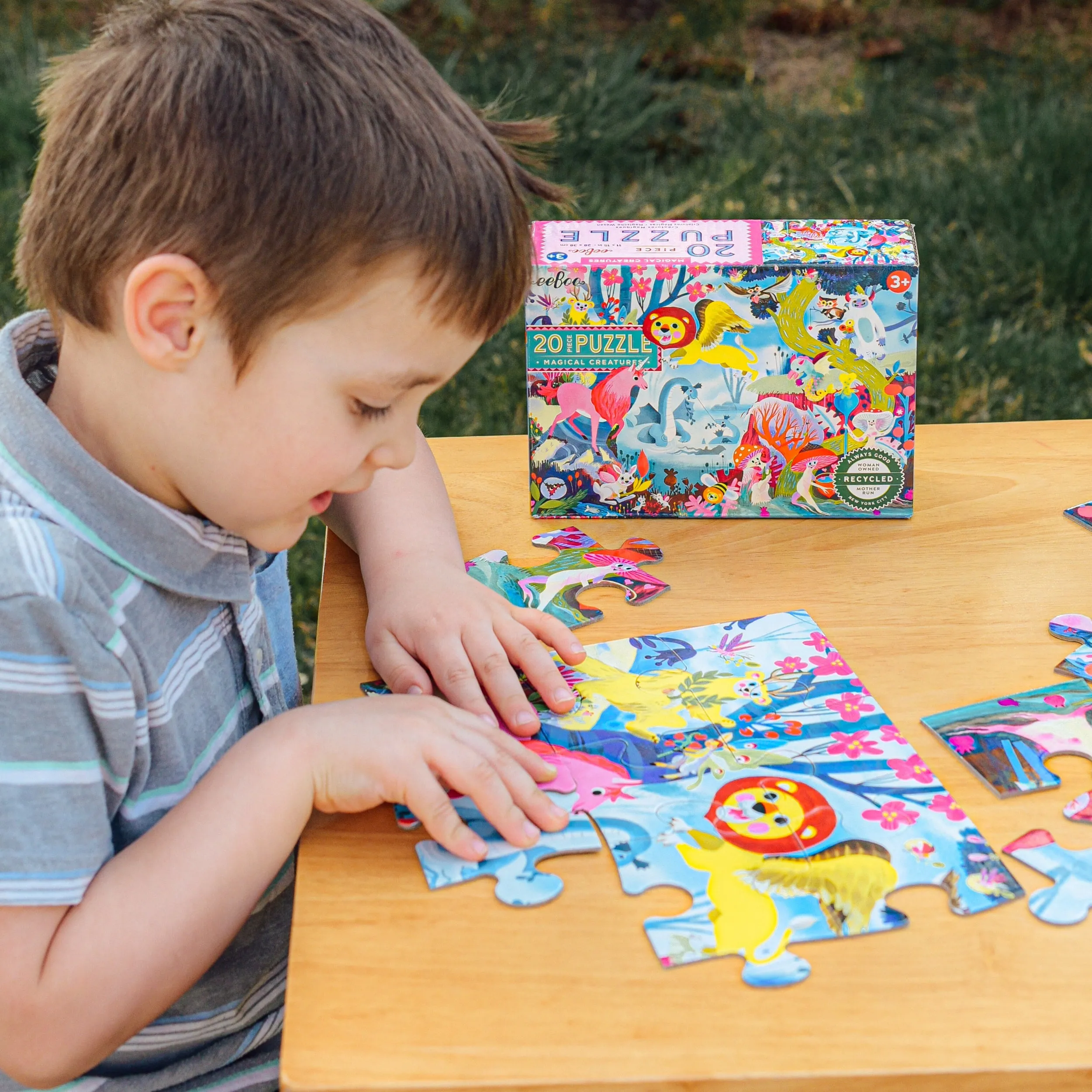 eeBoo 20pc Puzzle Magical Creatures