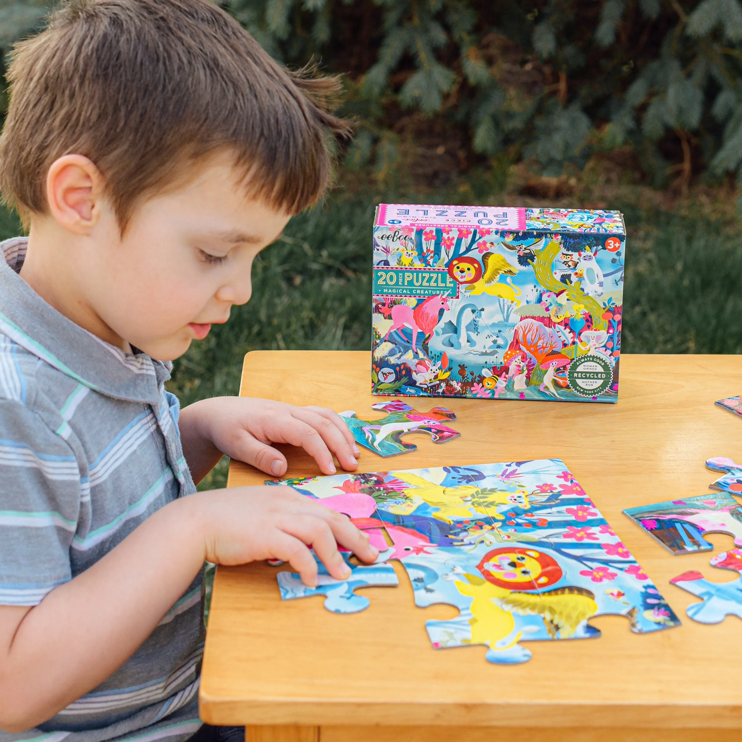 eeBoo 20pc Puzzle Magical Creatures