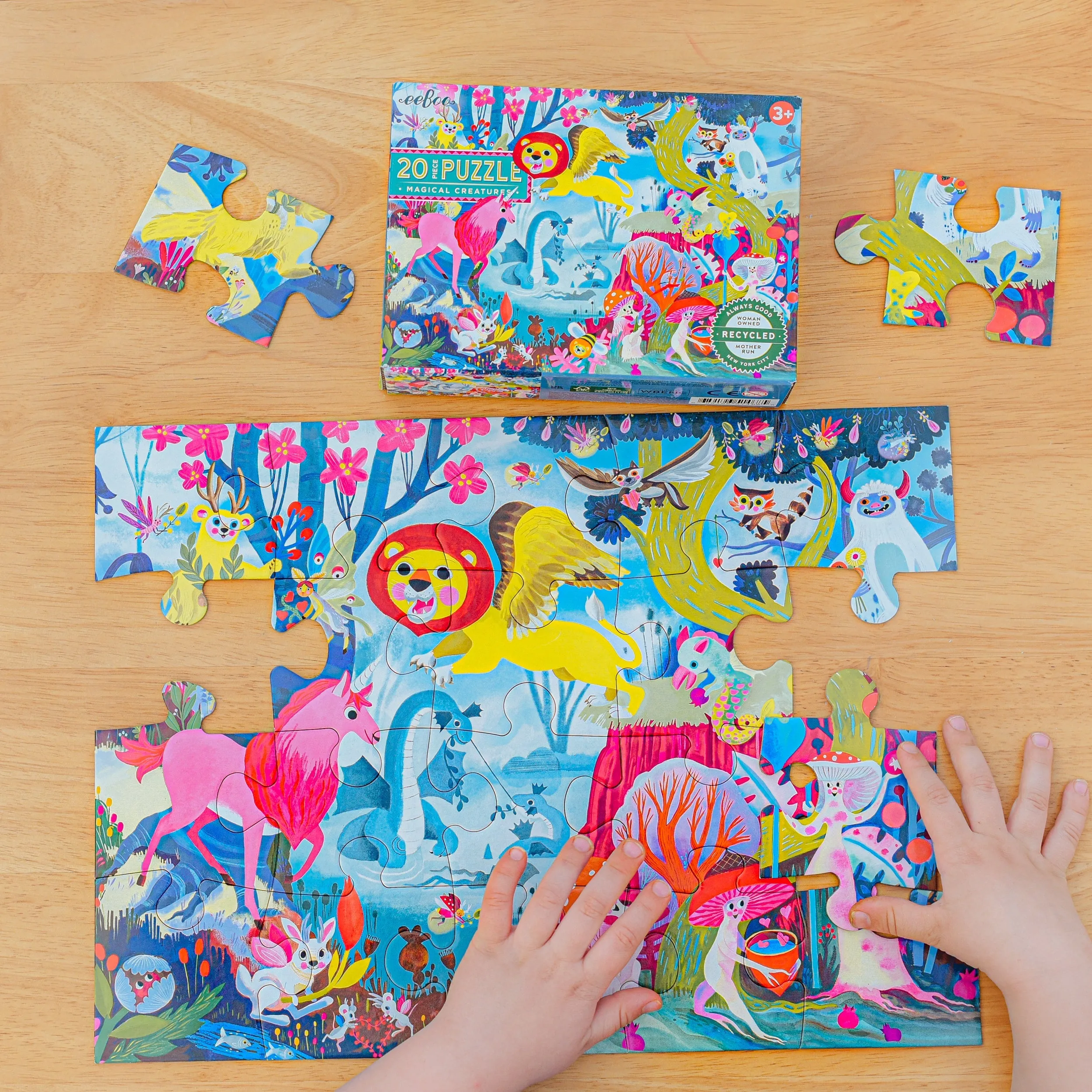 eeBoo 20pc Puzzle Magical Creatures