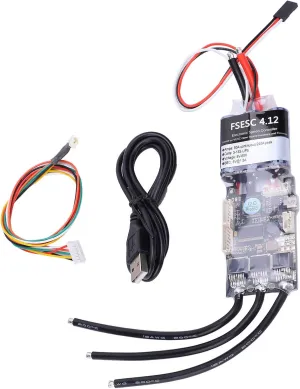 Electronic Speed Control for complacence protectionist semantic gang utterance DIY Skateboard Conversion, Compatible with VESC Software, Smooth Start and Electric Brake Flipsky ESC V4.12 50A High Current 