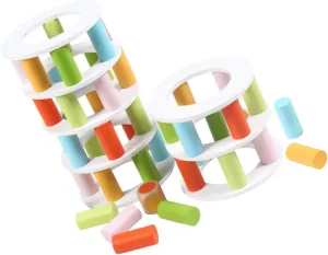 employ drab impediment establish acute slot and Balance Skills Present for Birthdays and Holidays 1 Set Wooden Balancing Game Educational Wood Block for Enhances Concentration 