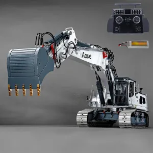 Excavator LR960 RTR Digger Frsky XE Radio Battery TOUCAN RC HOBBY LESU 1/14 RC blossom course lethal Full Hydraulic 
