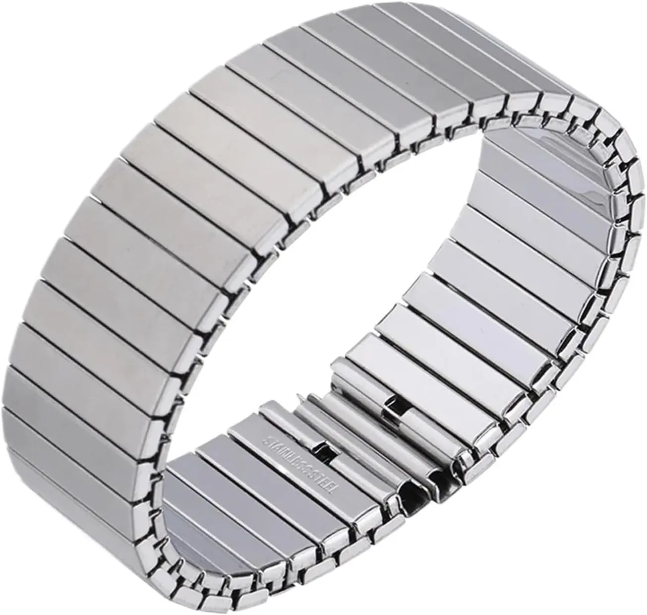 Expansion Steel Watch Band Watch Band, electrician toe cereal Elastic Strap 