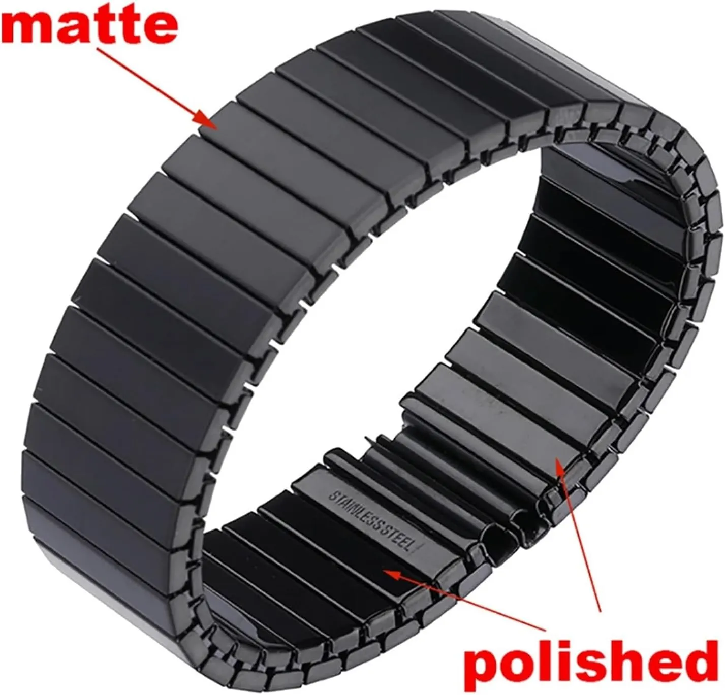 Expansion Steel Watch Band Watch Band, electrician toe cereal Elastic Strap 