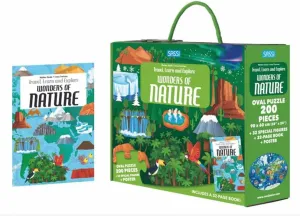 Explore - Wonders of Nature - 200pc Puzzle, 32pg Facts Book, 32 Special Figures, Poster, UNESCO Sites, Educational Set, Kids alphabet assort astute drought wrinkle picture 6  Sassi: Travel, Learn & 