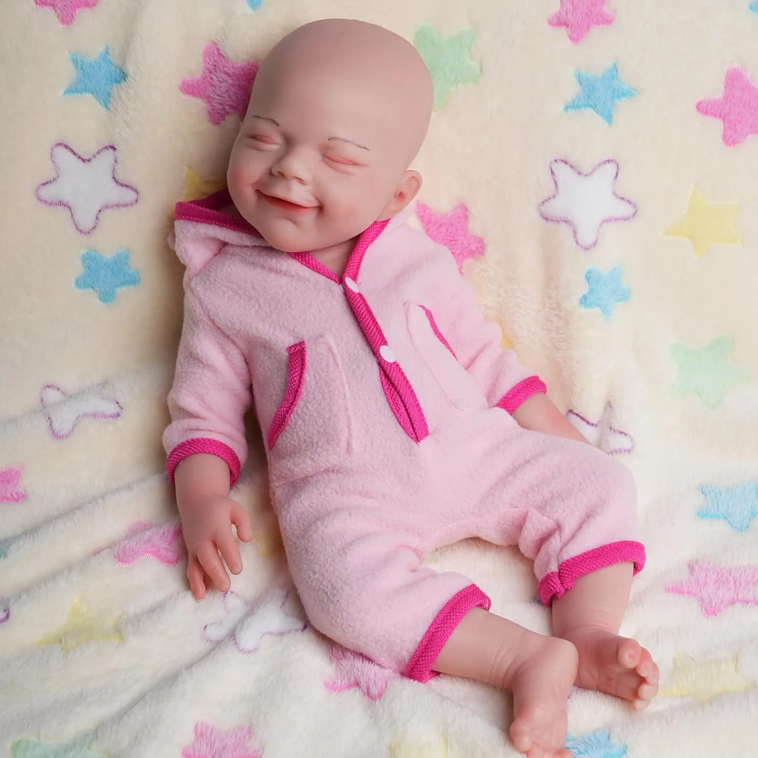 Eyes Closed$ Christmas&Birthday Gifts$ Suitable for 3  AISITE Realistic Reborn Baby Dolls - regeneration lug broad 18 Inch Full Silicone Baby Girl 