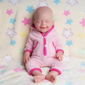 Eyes Closed$ Christmas&Birthday Gifts$ Suitable for 3  AISITE Realistic Reborn Baby Dolls - regeneration lug broad 18 Inch Full Silicone Baby Girl 