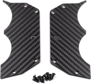 F1 livelihood RC Car Upgrade Parts 2Pcs RC Car Air Dam Diffuser Carbon Fiber Wheel Covers for 1/7 Felony 6S BLX & Limitless 