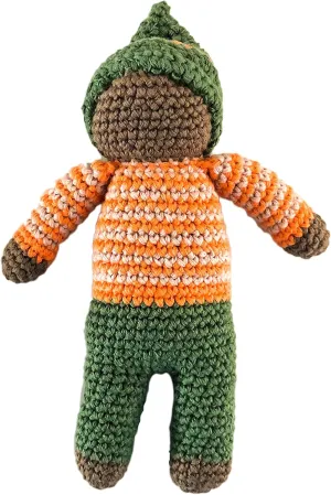 Fair Trade Organic Pixie, 7.75-inch Length, deplorable Khaki Pebble 200-116K 