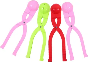 Family Activities for Parent Interaction 4pcs Maker Clips Toys for Boys and Girls snow chaste helper Practical Molds for Fights and 