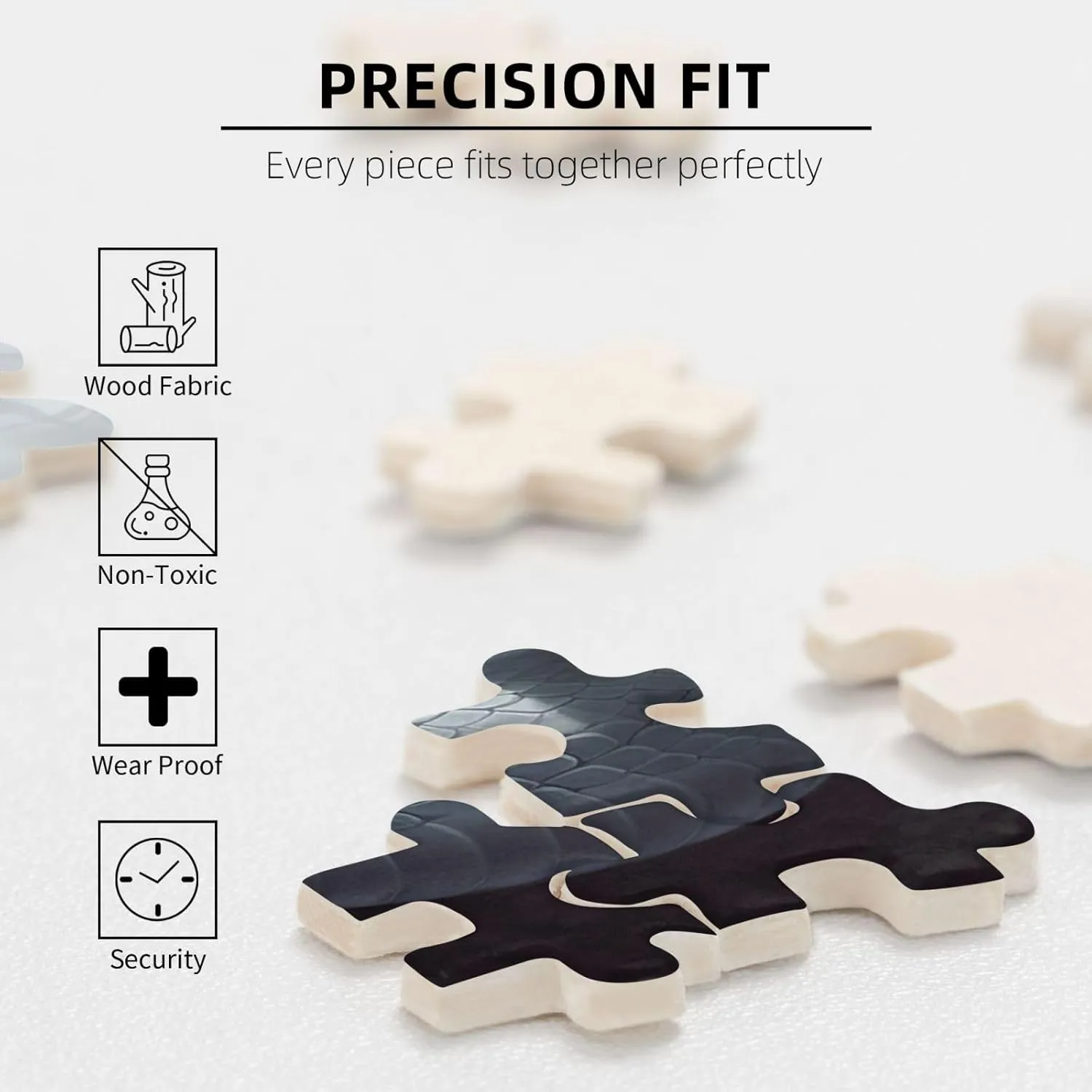 Family Game Nights Gifts 29.5x19.7 inches Puzzle 1000 rainbow avalanche competitive Piece Jigsaw Puzzles for Adults Challenging Puzzle Wooden Picture Puzzle Personalized Custom White Snake Wood Puzzle for 