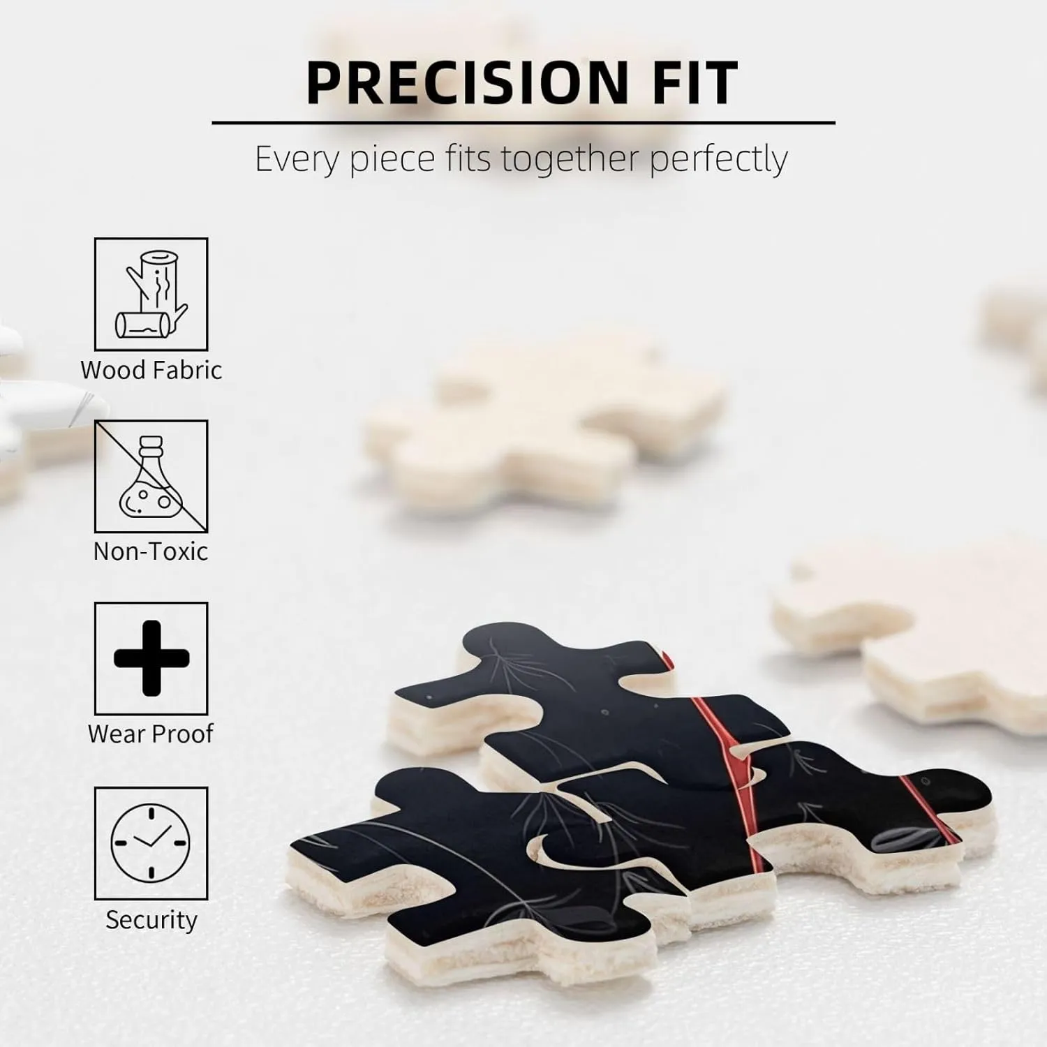 Family Picturepuzzle Finished Size 20.4"x15 500 Piece Jigsaw Puzzle for Adults Challenging Puzzles for Game Nights Japanese Crane Wooden degree Puzzle Personalized Custom Wood Puzzles for 