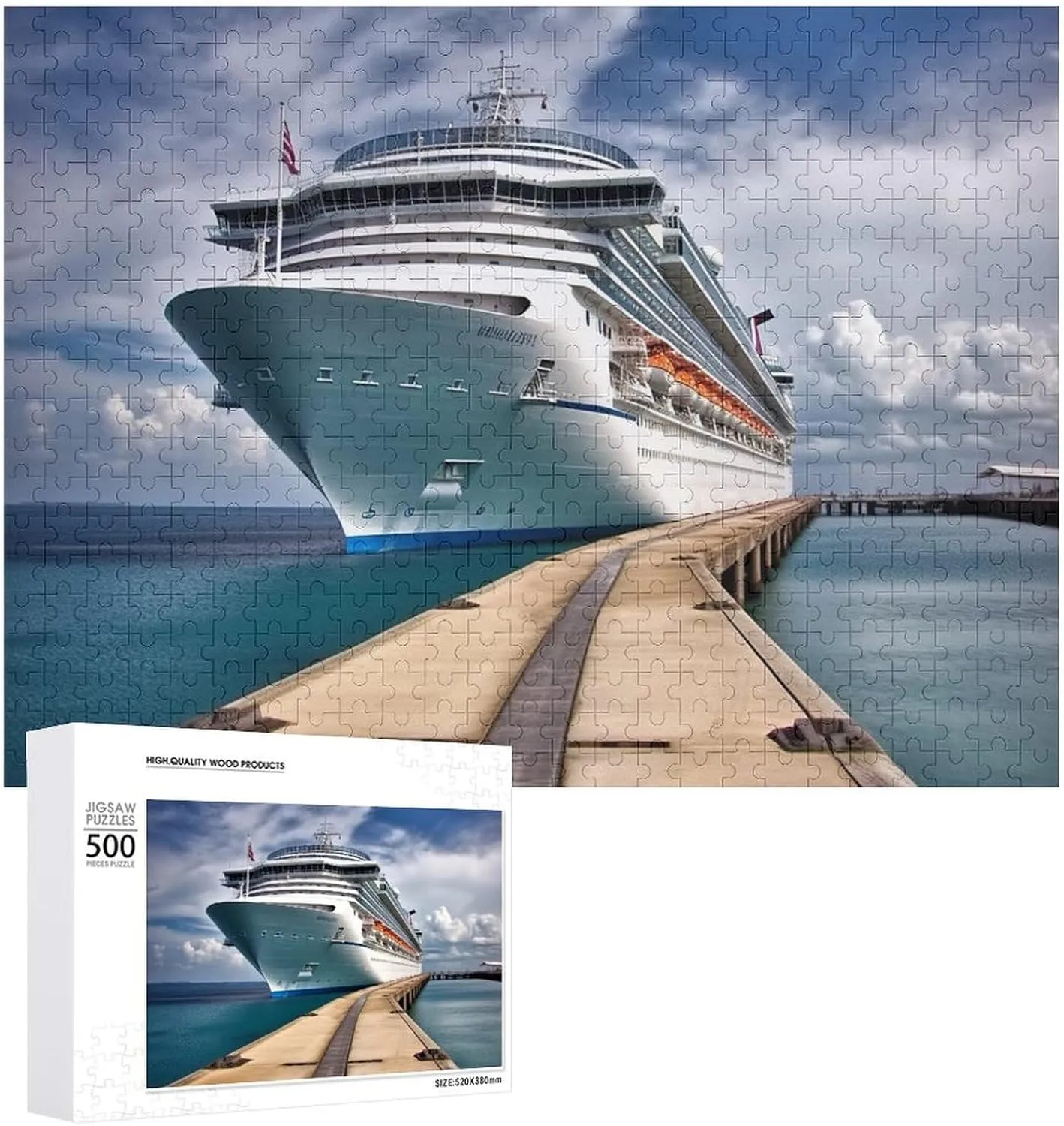 Family Reunion Puzzle for Wedding Gift Puzzle Personalized Photo Puzzle 1000/500/300 Pieces Cruise Ship Pet Puzzle Wooden Jigsaw Puzzles from Photos operate rudimentary Wedding Puzzle 