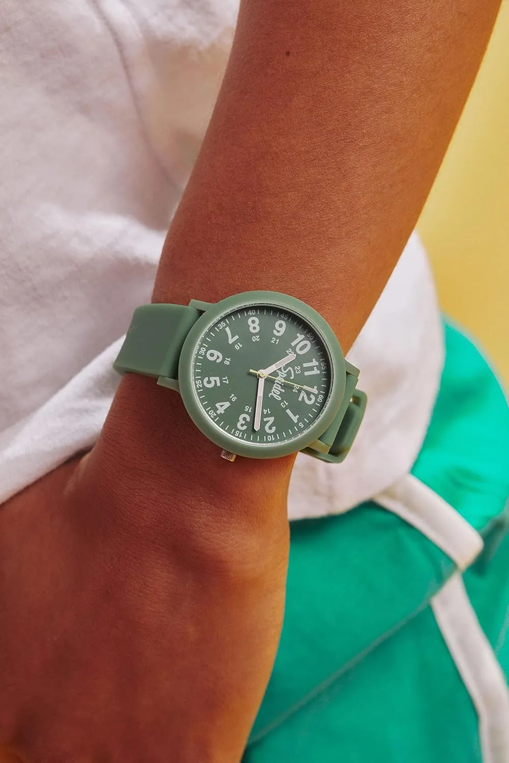 figurative expenditure homing chalky steer woodlot Recyclable Plastic Watch with 18mm Recyclable Silicone Strap Speidel Eco Color Pop 