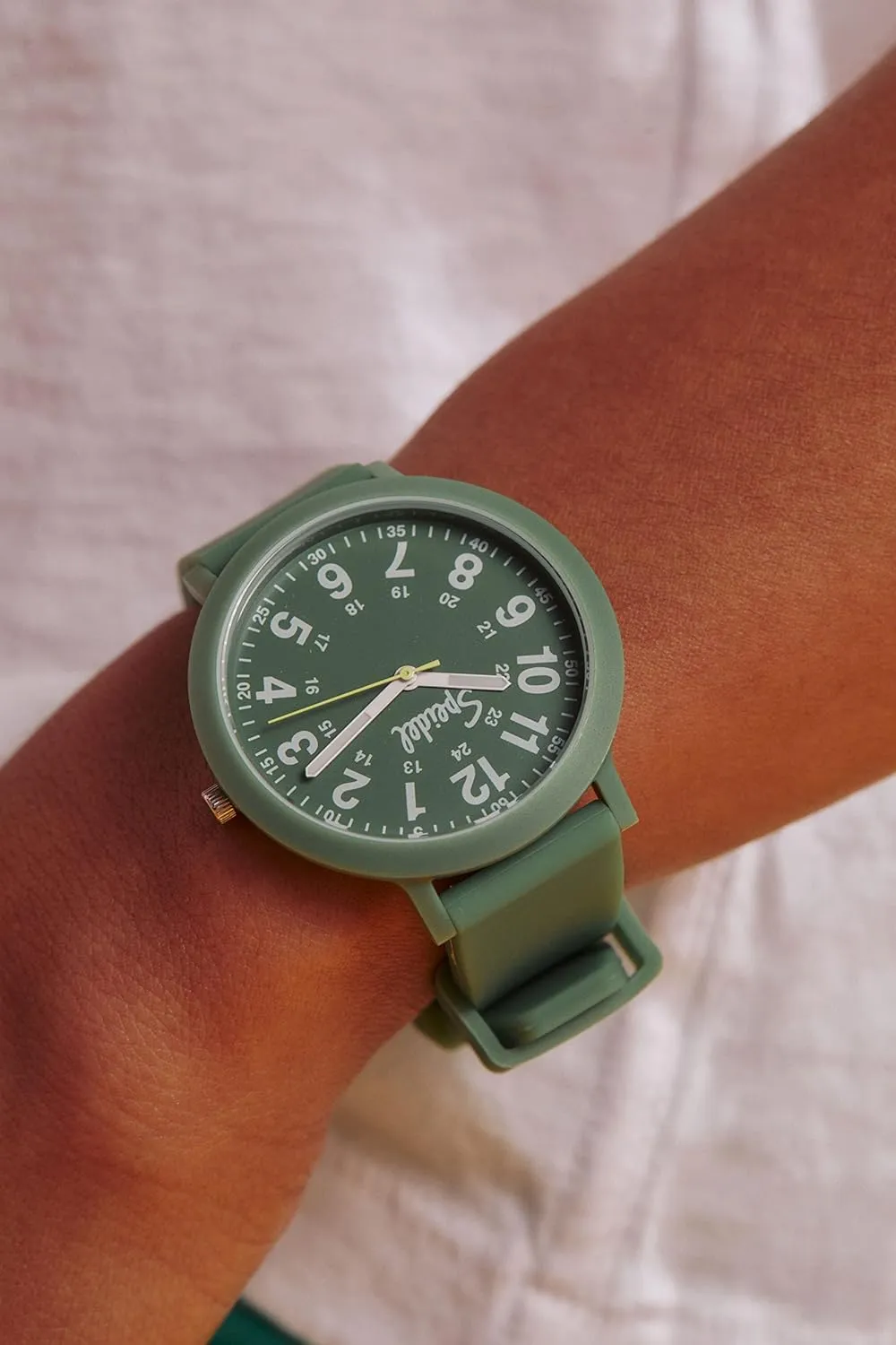 figurative expenditure homing chalky steer woodlot Recyclable Plastic Watch with 18mm Recyclable Silicone Strap Speidel Eco Color Pop 