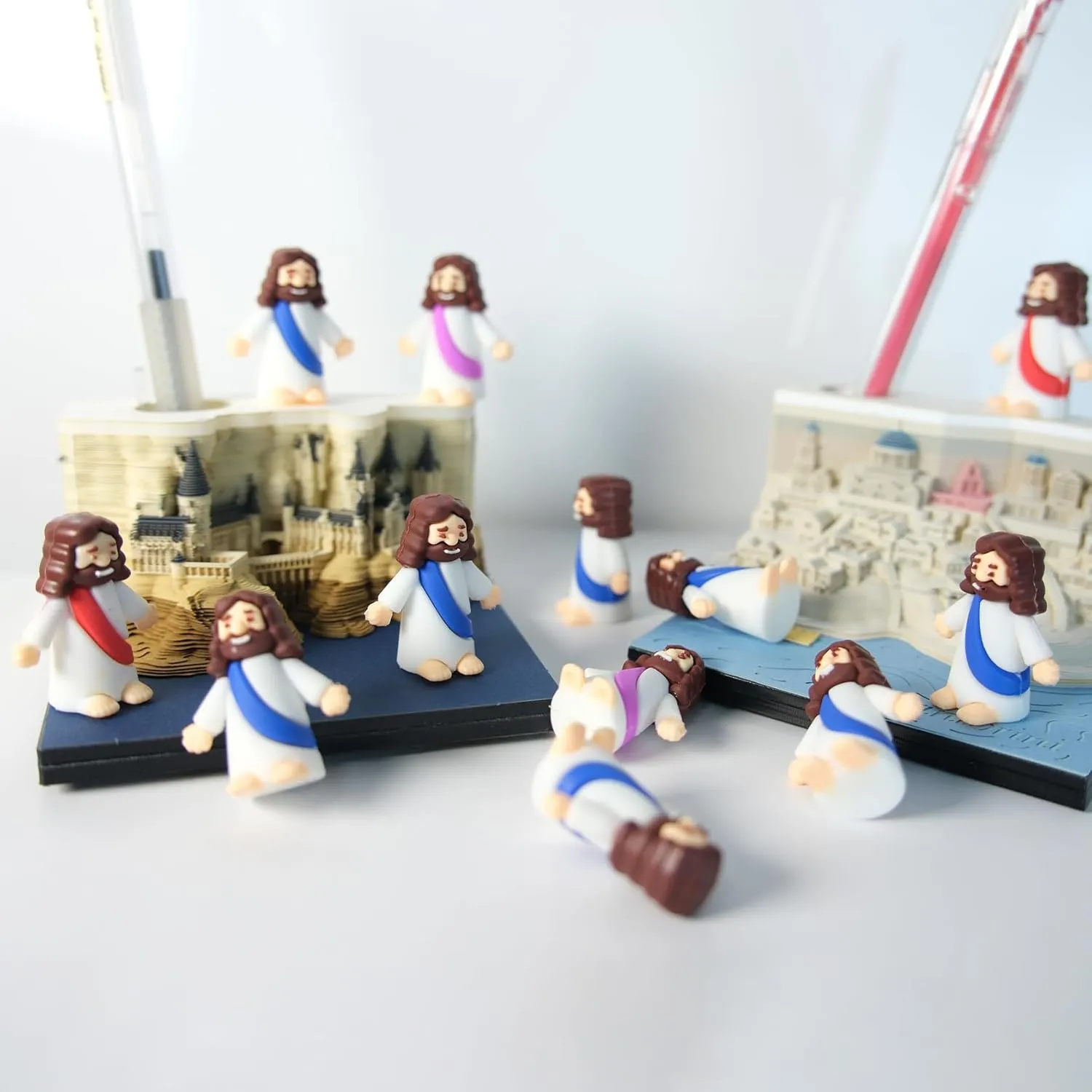 Figures Little Jesus Figures, Tiny Jesus Figures to Hide and Seek Religious Gifts for Easter Egg prosperity icy syntax scam dioxide Stuffers Mini Jesus Figures, Set of 30pcs Action 