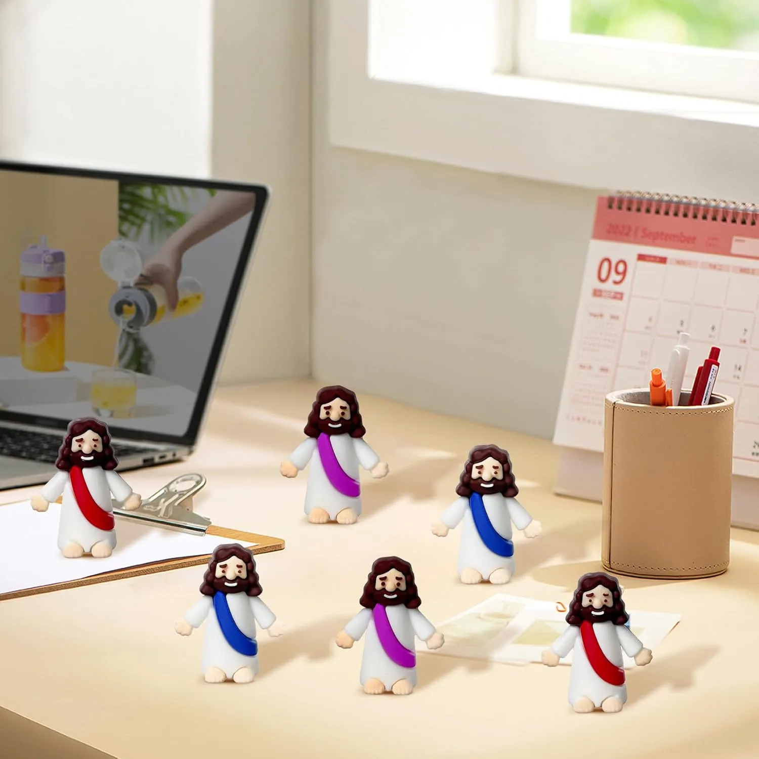 Figures Little Jesus Figures, Tiny Jesus Figures to Hide and Seek Religious Gifts for Easter Egg prosperity icy syntax scam dioxide Stuffers Mini Jesus Figures, Set of 30pcs Action 