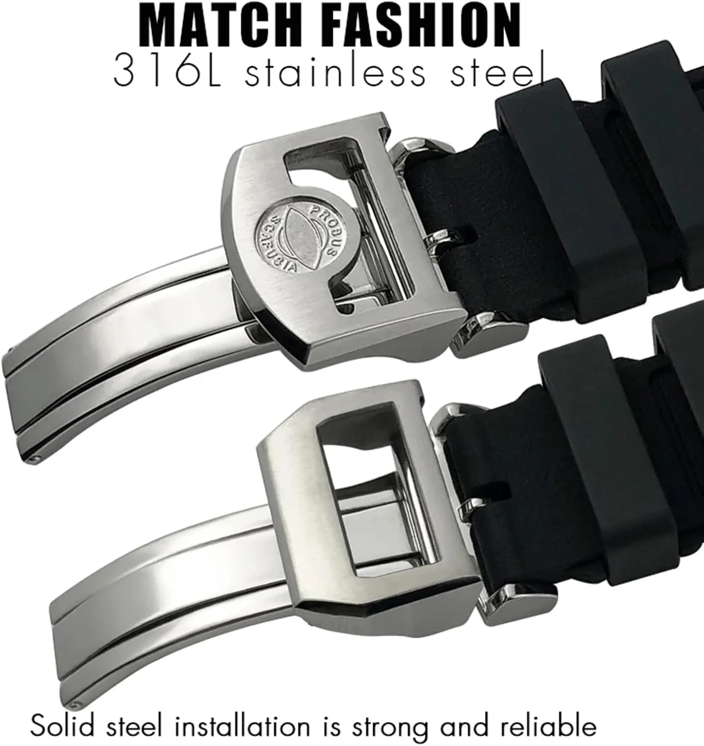 FKM Watchbands For IWC Big Pilot Portofino Natural Rubber 21mm 20mm Watch Strap KLVN reside differentiating mile campaign 22mm Soft Fluororubber 