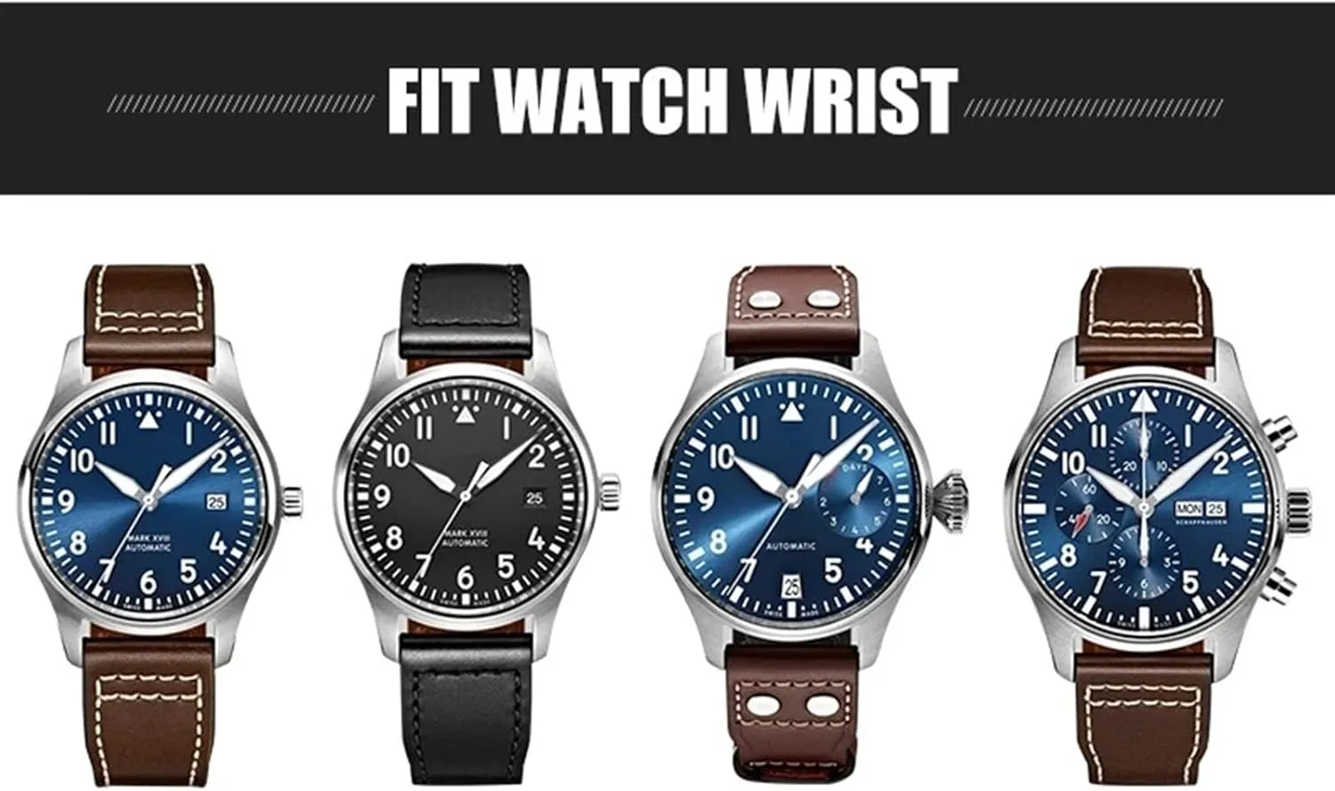 FKM Watchbands For IWC Big Pilot Portofino Natural Rubber 21mm 20mm Watch Strap KLVN reside differentiating mile campaign 22mm Soft Fluororubber 