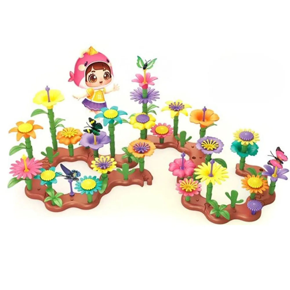 Flower Garden Building Toy Educational Activity Toy for Girls