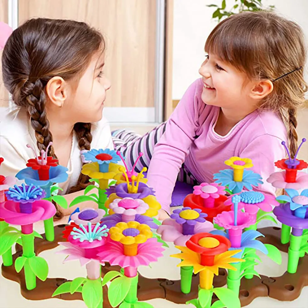 Flower Garden Building Toy Educational Activity Toy for Girls