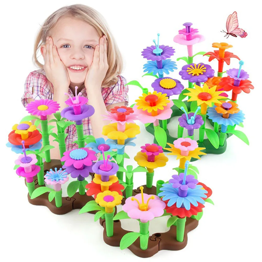 Flower Garden Building Toy Educational Activity Toy for Girls