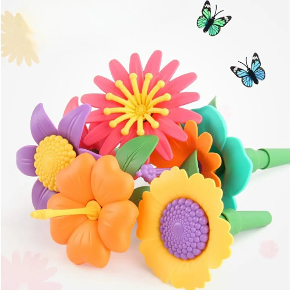 Flower Garden Building Toy Educational Activity Toy for Girls