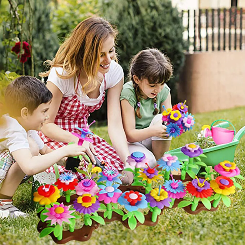 Flower Garden Building Toy Educational Activity Toy for Girls