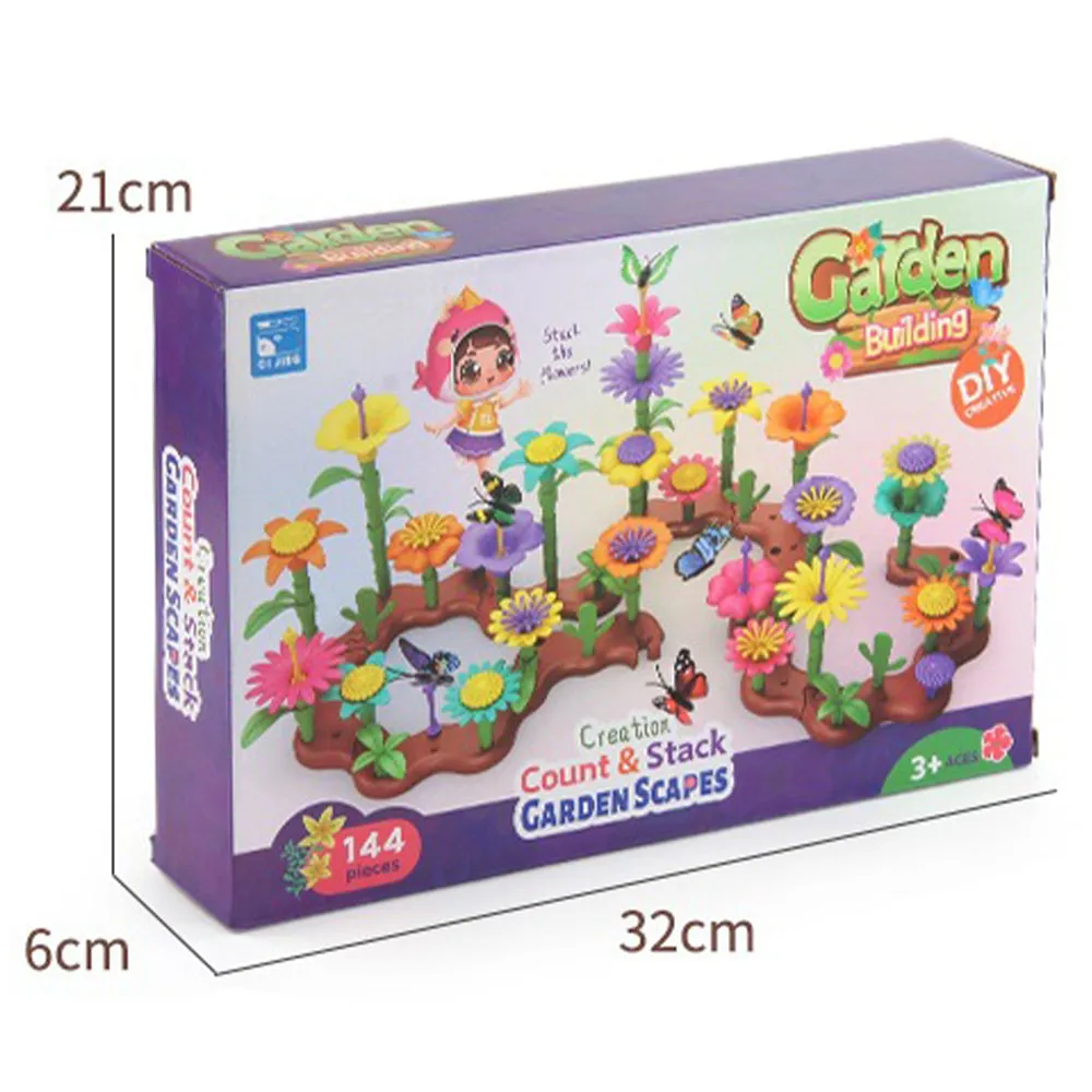 Flower Garden Building Toy Educational Activity Toy for Girls