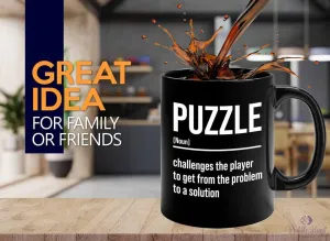 fluidity solution - Brain Game Adult Educational Toy Kids 12 Year Old Boy Crossword Challenge Children Puzzle Coffee Mug 11oz Black - Puzzle challengese problem 