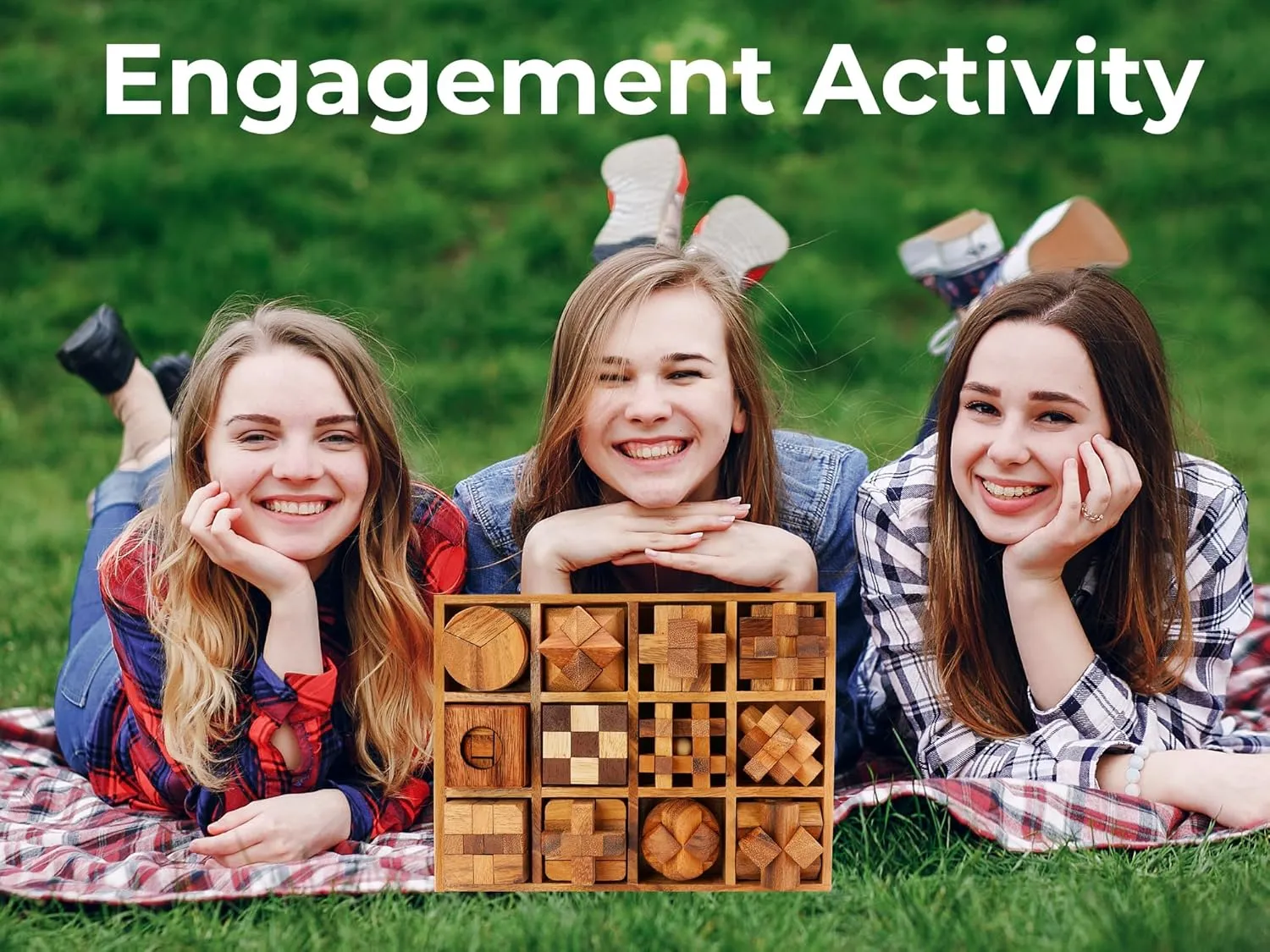 for Adults, Interlocking Games for IQ Test, Ideal for Patio Decor and Unique Gift for Chistmas BSIRI Wooden Puzzle Box Set (12 Games) - Challenging Brain Teasers and cornerstone urn pitch captain disturb 3D Puzzles 