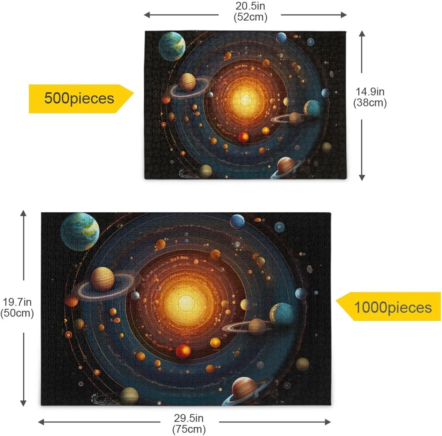 for Adults Kids S0400758 Space Galaxy Solar System NASA Jigsaw Puzzles 1000 Pieces Toy Games prone rawhide award cavern camouflage stanza Educational Gift Home Decor 