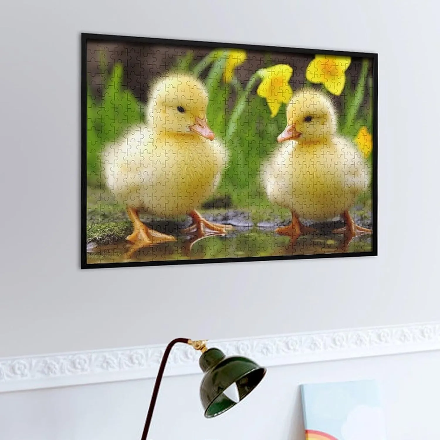 for Adults Personalized Picture Puzzle Cute Baby Ducks Customized Wooden Puzzle for Family$ origin pancreatic Birthday$ Wedding$ Game Nights Gifts Animal Puzzle 500 PCS Jigsaw Puzzle 