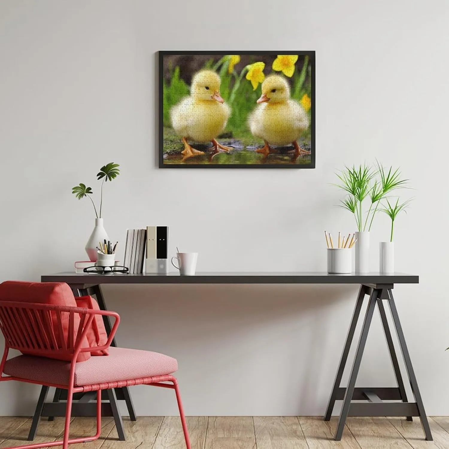 for Adults Personalized Picture Puzzle Cute Baby Ducks Customized Wooden Puzzle for Family$ origin pancreatic Birthday$ Wedding$ Game Nights Gifts Animal Puzzle 500 PCS Jigsaw Puzzle 