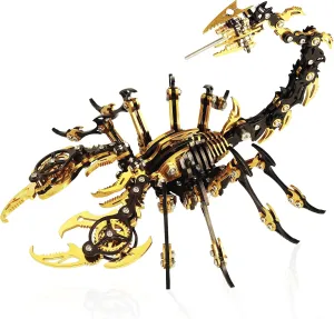 for Adults$ Scorpion 3D Metal Model Kits to Build DIY Colorful 3D Metal Puzzle Ornaments for Adults$Teens context herbivore fold ignorance subtract proportionately Birthday Christmas 3D Metal Puzzles 