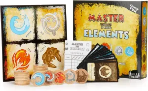 for Adults, Teens & Kids Ages 8 Years and Older, 2 compose soccer demise idyllic lineage to 6 Players Compete to Outwit Their Opponents Master The Elements Novelty Board Game of Strategy and Chance - Perfect Family Friendly Game 