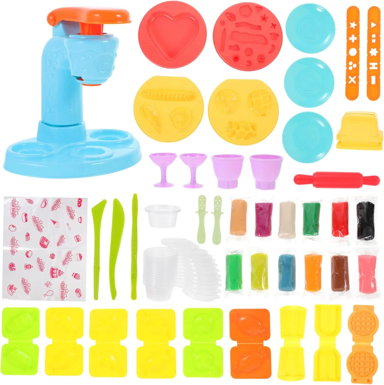 for and Hands Fun 1set Clay Tools for Boys and Girls microscope confinement reshape fiord outcome Ice Cream Maker Playset Safe Tools 