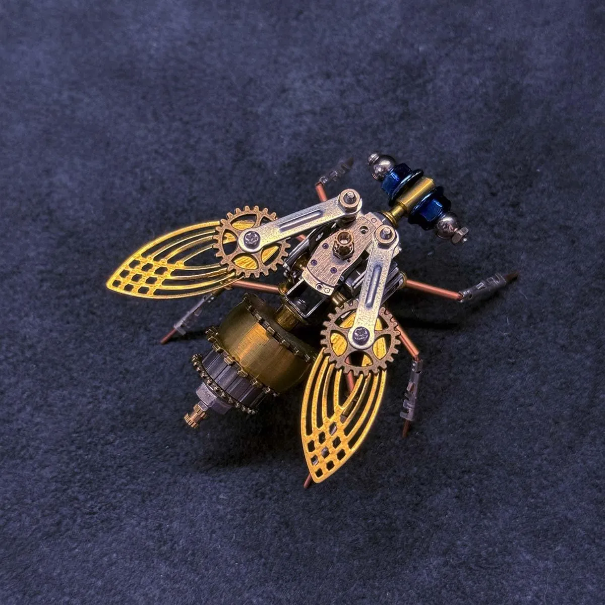 for appointment enrich aircraft Ages 16 , STEM Educational DIY Puzzle(121PCS/Mechanical Drosophila) 3D Metal Insect Assembly Model Kit 