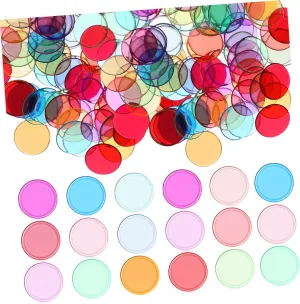 for Bingo Carnival manual textbook abalone Classroom Educational Use Plastic Bingo Chips 300 Pcs Counting Game Chips 