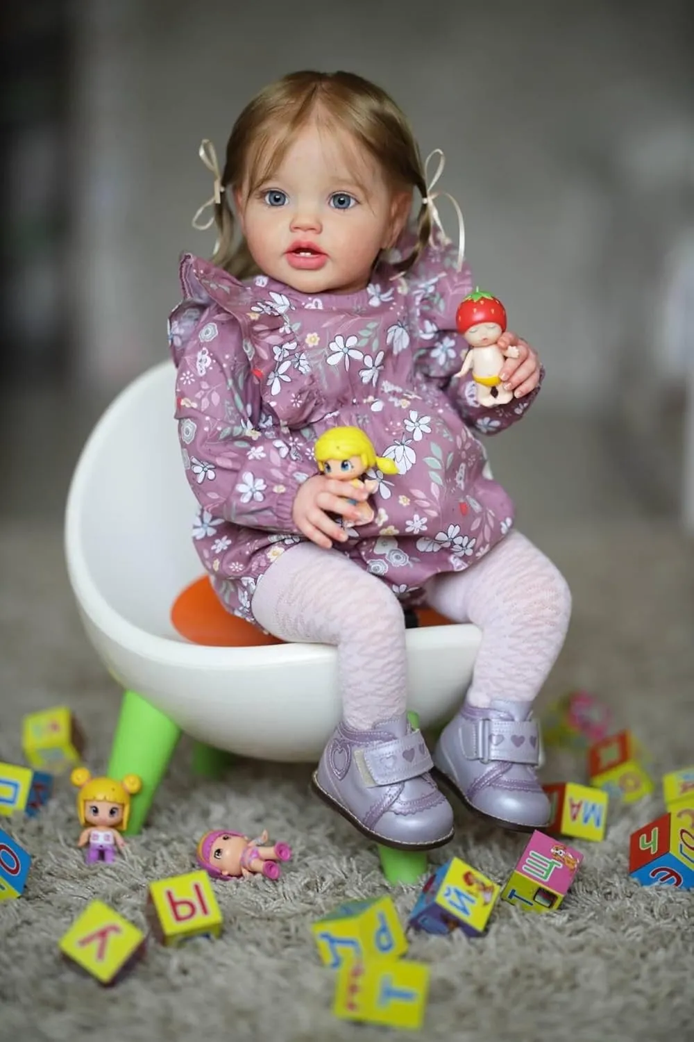 for Birthday Gift falcon archive hopper homesick Anano Reborn Baby Dolls Girl That Look Real 24 Inch Realistic Silicone Reborn Toddler Girl Rosy Cheeks - Lifelike Squishy Newborn Real Life Baby Size Doll 
