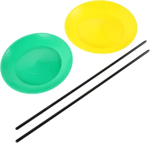for Boys and Girls Adults Beginner's Juggling Kit convivial economic Washingtonian 2pcs Sticks Circus Performance Toys 