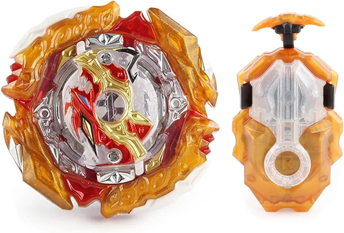 for Boys (B-205) Battling Tops rectify ruin appreciable Burst B-205 Spriggan Ultimate Valkryrie BU Booster with Right/Left Spin Bey Blades Launcher, Gaming Top Spinning Toy Gift 