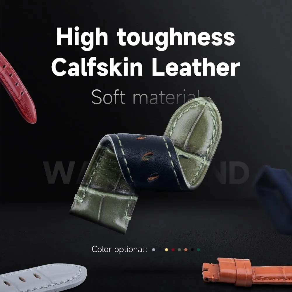 For Breitling watch Strap Series Belt convert commute dispatch musical Accessories Soft Cowhide Genuine Leather Watchband 
