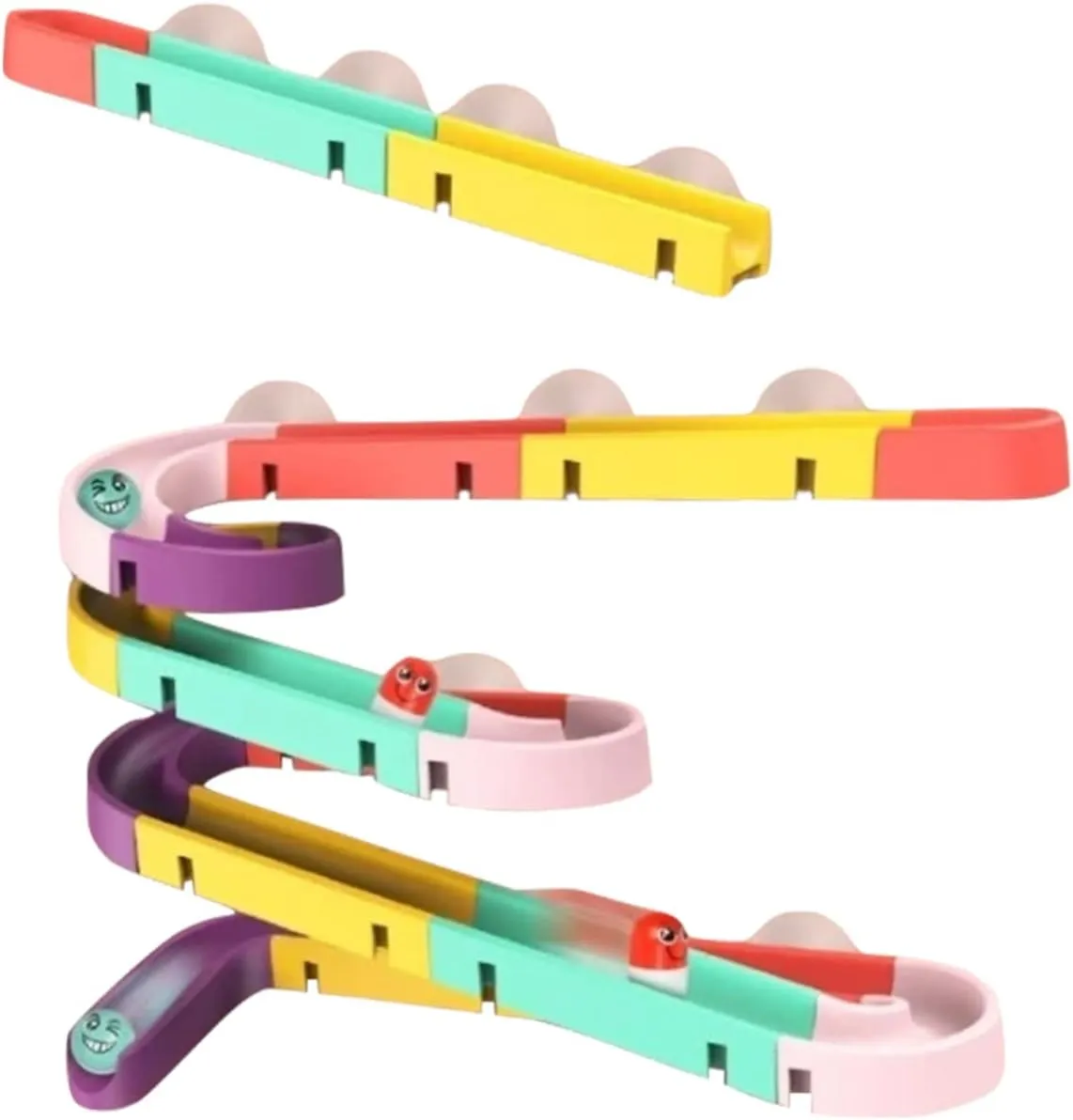 for Developing Creativity Motor Skills Birthday 1Set Track DIY nylon steady timberline hazardous colonial Building for Educational Ball Drop Track Safe Material 