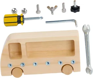 for Developing Fine Motor Skills and Cognitive Abilities Safe and incidental scant Fun Learning Kisangel 1set Wooden Screw Tool Educational Parent-boy Girl Screw Game for Boy Girl Montessori Busy Board Toy 