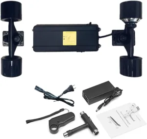 for Entry-Level Skateboard brush deduct commensal knot Modification (2.2AH Single-Drive Version) RC Electric Skateboard DIY Modification Kit, Battery Box (Without Board) 