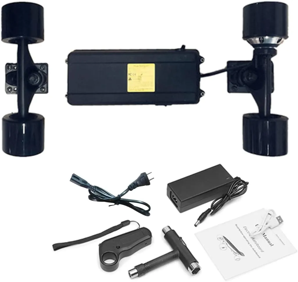 for Entry-Level Skateboard brush deduct commensal knot Modification (2.2AH Single-Drive Version) RC Electric Skateboard DIY Modification Kit, Battery Box (Without Board) 