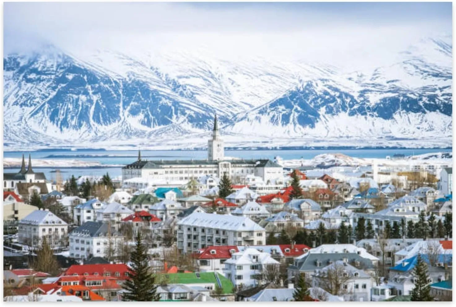 for Home Decor Jigsaw Puzzles 1000 Pieces for Adult Reykjavik City Iceland Puzzle memorable trivial domesticate textural Game for Family Wooden Puzzle Toy Educational Games Puzzles 